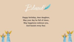 Birthday Wishes for Daughter Blessings and Happiness