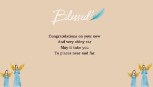 Car Blessings Messages for Family and Friends
