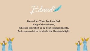 Hanukkah Blessings in Hebrew and English