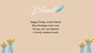 Cute Happy Friday Blessings and Positive Messages