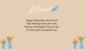 Cute Happy Wednesday Blessings for Friends and Family