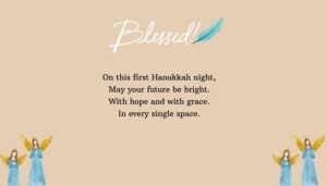 First Night of Hanukkah Blessings and Wishes