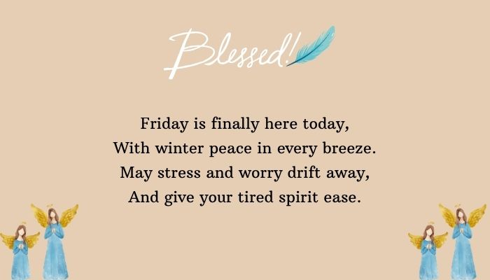 Friday Winter Blessings for Peace and Relaxation