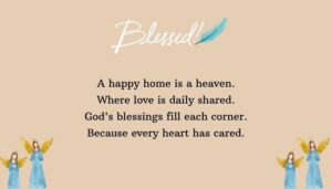 God’s Bountiful Blessings for Family and Home