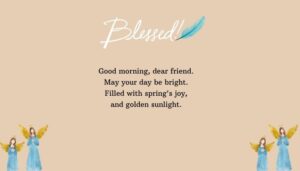 Good Morning Spring Blessings for Positive Vibes