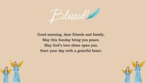 Good Morning Sunday Blessings and Prayers