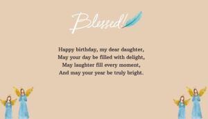 Happy Birthday Daughter Blessings and Prayers