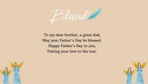 Happy Father’s Day Blessings for Brothers and Friends