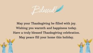 Happy Thanksgiving Blessings and Wishes