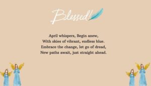 Inspirational April Blessings Quotes for a Fresh Start