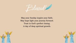 Inspirational Sunday Blessings for Faith and Hope
