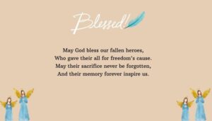 Memorial Day Blessings and Prayers