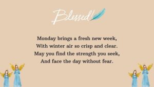 Monday Winter Blessings for a Fresh Start