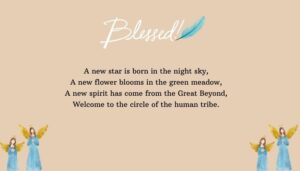 Native American Blessings for Babies and New Life