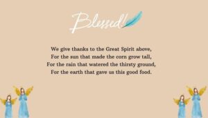 Native American Blessings for Food and Gratitude