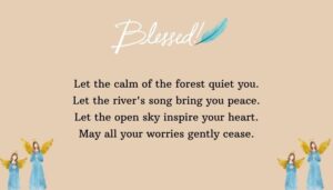 Nature Blessings Messages for Calm and Positivity