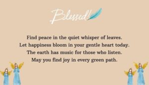 Nature Blessings Quotes for Peace and Happiness
