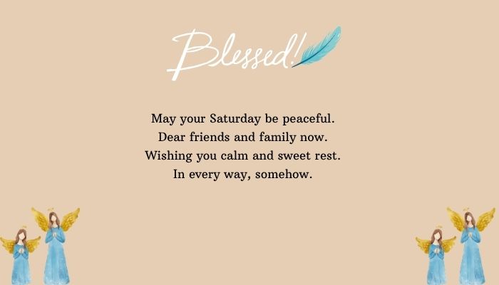 Peaceful African American Saturday Blessings for Friends and Family