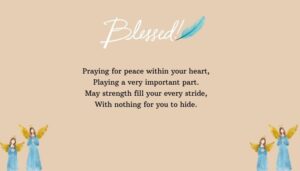Prayer Thursday Blessings for Peace and Strength