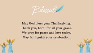 Religious Thanksgiving Blessings and Prayers