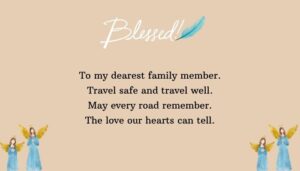 Safe Travel Blessings Images for Friends and Family