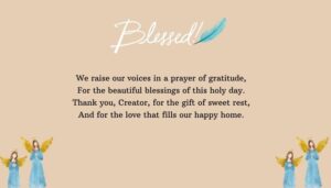 Shabbat Quotes for Gratitude and Blessings