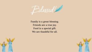 Short Food Blessings for Family Gatherings