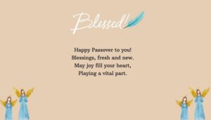 Short Passover Blessings for Cards and Messages
