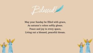 Sunday Fall Blessings Images and Greetings
