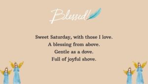 Sweet Saturday Quotes for Friends and Family