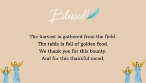 Thanksgiving Dinner Blessings and Thankful Prayers