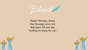 Thursday Good Morning Blessings and Prayers