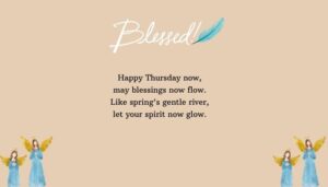 Thursday Spring Blessings and Positive Messages