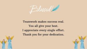 Work Appreciation Thank You Quotes for Teams and Staff